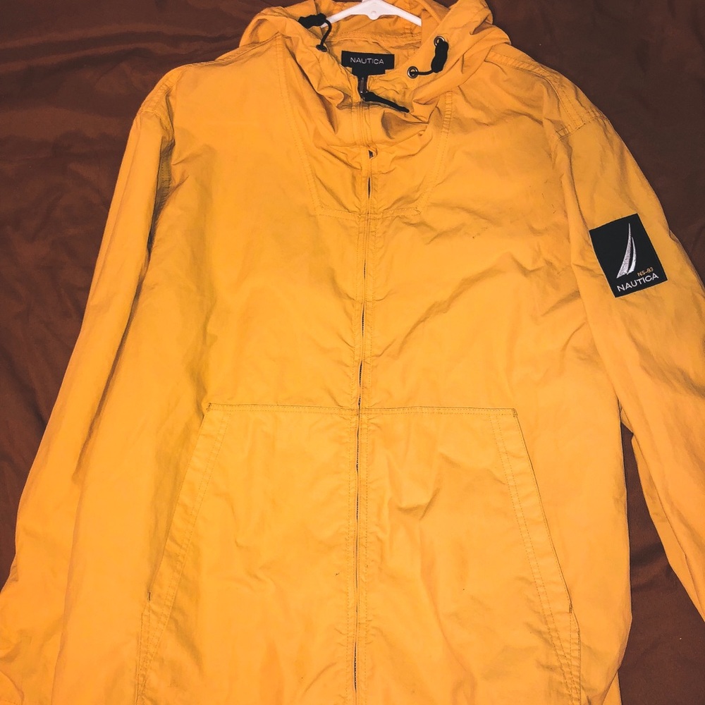 RARE Nautica all Yellow NS-83 Windbreaker